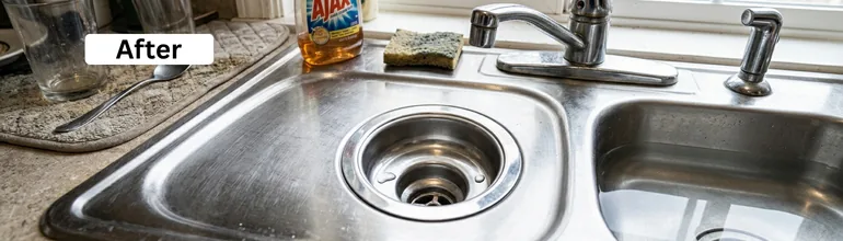 After: cleared kitchen drain in Sun City West