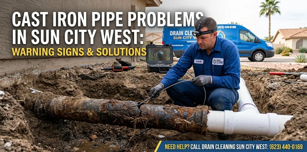 Cast Iron Pipe Problems in Sun City West: Warning Signs & Solutions