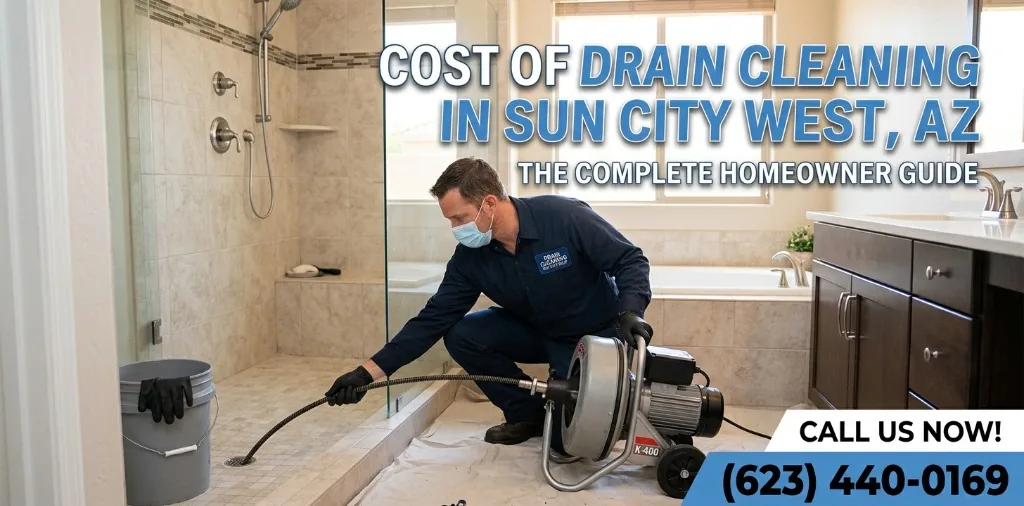 Cost of Drain Cleaning in Sun City West, AZ: The Complete 2026 Guide