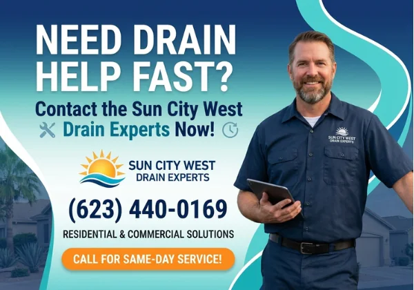 Sun City West Drain Experts - Need Drain Help Fast? Call (623) 440-0169